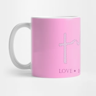 Love Hope and Faith Mug